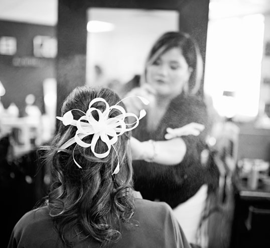 bridal updo classic hairstyle