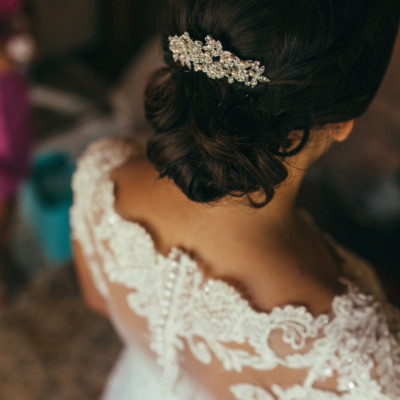 classy wedding up do stylists Port Clinton